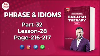 Phrase amp Idioms Part 32 l English Therapy Level 2 l Saiful Islam [upl. by Alletsyrc]