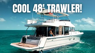 2023 Swift Trawler 48 Tour  Boating Journey [upl. by Aihselef935]