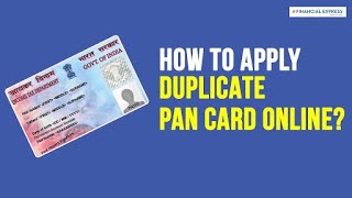 PAN Card Apply Online How to order PAN Card reprint in just 10 minutes [upl. by Eilrebmik]