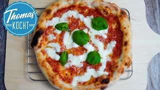 Pizza Zuhause backen  neapolitanische Pizza  Tipps und Tricks [upl. by Nahgrom]