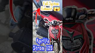 Aprilia Storm 125 🔥 Exhaust Sound 😱 Be A Racer trending shortvideo shorts shortsvideo [upl. by Oirrad]