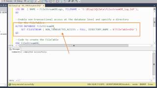 How to Import and Export Unstructured Data in SQL Server FileTables [upl. by Ecyned]