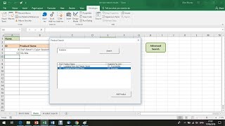 Display Search Results in a ListBox  Excel VBA [upl. by Notsyrb495]