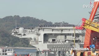 USS George Washington sailors die after arriving in Japan [upl. by Idalla]