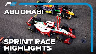 F2 Sprint Race Highlights  2023 Abu Dhabi Grand Prix [upl. by Bonnie179]