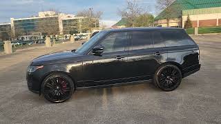 2019 RANGE ROVER SUPERCHARGED INTERIOR LIGHTINGRED CALIPERS [upl. by Odab]