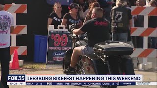 Bikers flocking to Leesburg Bikefest this weekend [upl. by Ennej]