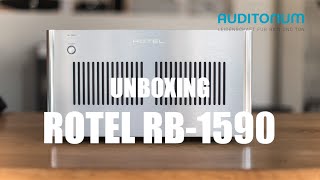 Unboxing Rotel RB1590 [upl. by Durand]