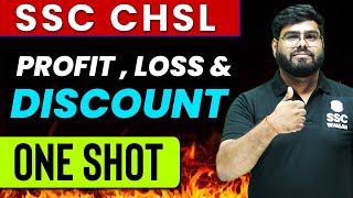 Profit Loss and Discount  Zero To Hero  FOR SSC CHSL [upl. by Relda905]