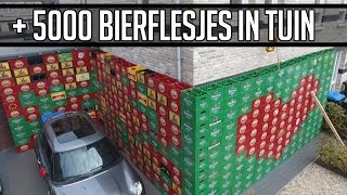 5000 FLESJES BIER IN ACHTERTUIN PRANK [upl. by Stilwell]