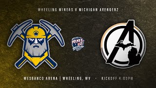 AAL2  Wheeling Miners VS Michigan Avengerz  Week 5 [upl. by Shadow]