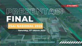 Live Streaming Presentasi Babak Final Lomba Esai Nasional FORMASI 2023 [upl. by Ardnuyek660]