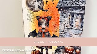 Collage maken met Maremis Spooky Personas door Jolanda [upl. by Aicilf]