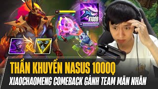 GẶP KHÓ ĐẦU TRẬN KHI ĐỐI ĐẦU ZOE VÀ CÁCH THẦN KHUYỂN NASUS 1000Q TRONG TAY XIAOCHAOMENG COMEBACK [upl. by Oidivo]