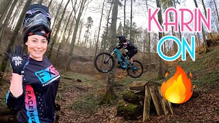 First Bike Park Runs 2024  Bikepark Schienerberg 🇩🇪 [upl. by Drud]