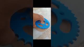 how to make wall clock with bike discord chain gairary [upl. by Arit]