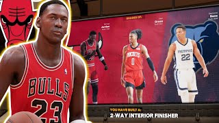 NBA 2K23 BEST ROOKIE MICHAEL JORDAN BUILD [upl. by Nyved449]