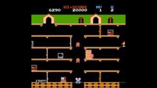 เกมตลับ Mappy NES หนึ่งหนูกับฝูงแมว [upl. by Marya]