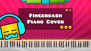 Fingerdash by MDK  Piano Tutorial  Cover Geometry Dash Level 21 [upl. by Sucramel935]