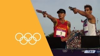 Modern Pentathlon  A Brief History  90 Seconds Of The Olympics [upl. by Grane]