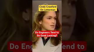 Cindy Crawford on Letterman comedy [upl. by Eneleahs708]