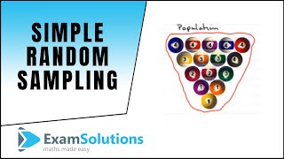 Simple Random Sampling  ExamSolutions [upl. by Anertak]