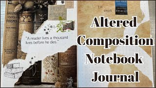 ALTERED COMPOSITION NOTEBOOK TO READING JOURNAL  PART 2 [upl. by Alaikim993]