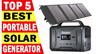 Top 5 Best Solar Generator In 2023  Energizer Portable Power Station [upl. by Claus]