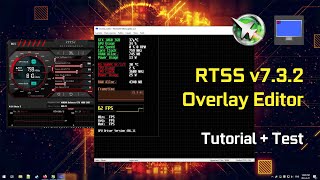 RTSS v732  Overlay Editor Tutorial amp Test [upl. by Frederich580]