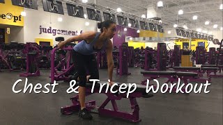 Chest And Tricep Workout  Planet Fitness Workout  Chest And Tricep Routine  Chest And Triceps [upl. by Auberbach610]