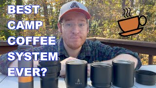 VSSL Nest Pour Over Coffee Kit Review  AllInOne Camping Coffee Solution [upl. by Mathis]