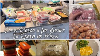 Come riesco a far durare la spesa un mese 🛒 Svuota la spesa Eurospin e organizzazione pasti 👩🏻‍🍳 [upl. by Sorrows6]