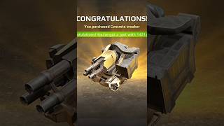 Concrete Breaker ✅ Crossout Mobile shorts [upl. by Ledba]