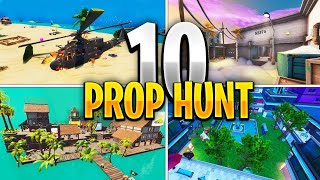 10 MEJORES MAPAS DE ESCONDITE🔥 FORTNITE CREATIVO 🙉 [upl. by Auoh]