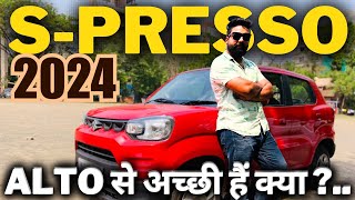 Maruti Suzuki S Presso  S presso Cng  S presso Review 2024 S presso Petrol AT [upl. by Marta822]