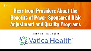 Benefits of payersponsored risk adjustment and quality programs [upl. by Henri]