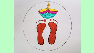 Beautiful Diwali drawing ll Diwali drawing ll simple drawing [upl. by Macy340]