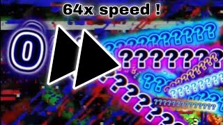 Numbers 0 to   but it’s 64x speed [upl. by Noyar864]