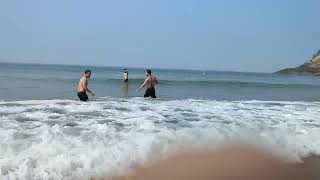 Gokarna Om Beach Gokarna vlog Beach life fun Go Gokarna [upl. by Atirat]