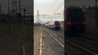 8 bakken Franse trein komt door Gare de Vias richting Bèziers [upl. by Lawan]