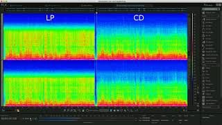 LP와 CD의 스펙트럼 데이터 비교 [upl. by Norword]
