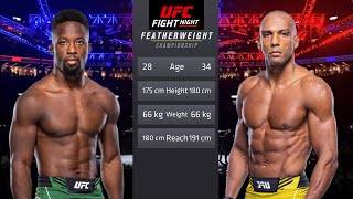 Sodiq Yusuff vs Edson Barboza Full Fight  UFC Fight Night [upl. by Nine]