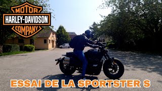 Essai du cruiser SPORTSTER S 2024 de chez Harley Davidson [upl. by Croteau]