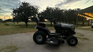 I FINALLY GOT A RIDE MOWER AND BROKE IT ON DAY 2 🤦‍♂️ [upl. by Odnalro]