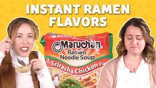 We Tried All the Maruchan Ramen Flavors  Taste Test  Food Network [upl. by Annwahsal]