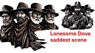 Lonesome Dove saddest scene [upl. by Ocimad]