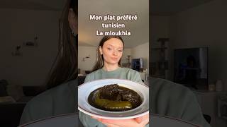 La mloukhia mon plat préféré 🤩 food cooking recipe mloukhia recettefacile recette breakfast [upl. by Mufi]