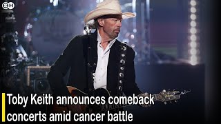 Toby Keith announces comeback concerts amid cancer battle news breakingnews [upl. by Lechner]