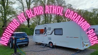 Arriving At Blair Athol Castle Caravan Park [upl. by Ginny836]