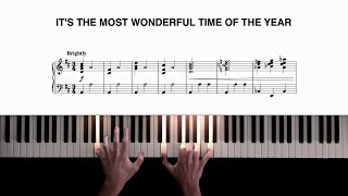 Andy Williams  Its the Most Wonderful Time of the Year  Piano Cover  Sheet Music [upl. by Yorgen]